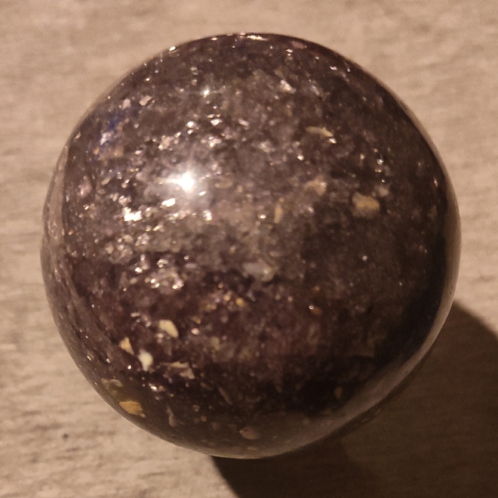 Shimmering Purple Sphere